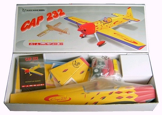 ラジコン飛行機　ARF HIROBO CAP232 Black Horse Model Airplanes - ARF Scale - Cap 232